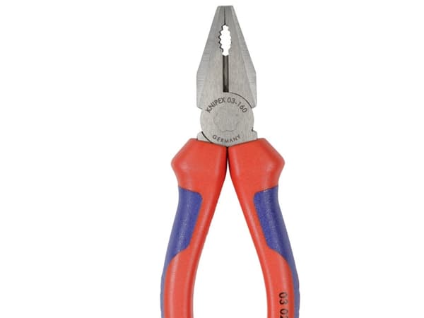 Knipex 03 02 160, Kaapelipihdit, Terästä, Muovi, Sininen, Punainen, 160 mm, 223 g