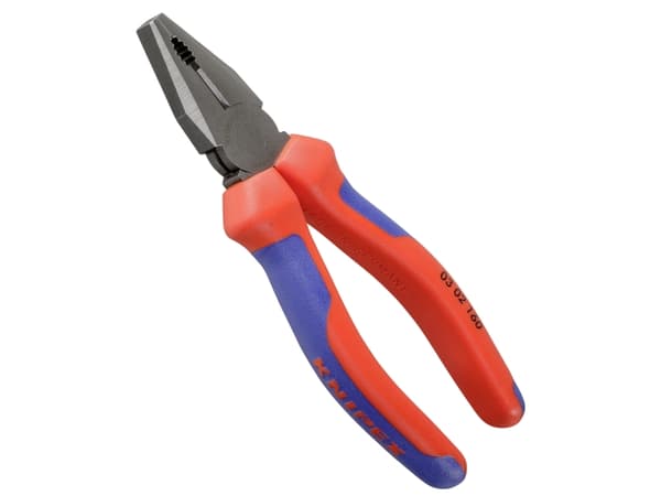 Knipex 03 02 160, Kaapelipihdit, Terästä, Muovi, Sininen, Punainen, 160 mm, 223 g