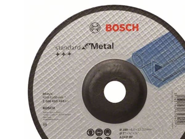 Bosch Accessories Bosch Power Tools 2608603183 Skrubskive forkrøppet 180 mm 22.23 mm 1 stk