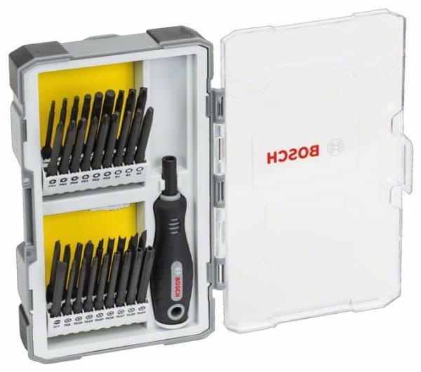 Bosch Extra Hard - Spissett for skrutrekker - 37 deler - lengde: 75 mm