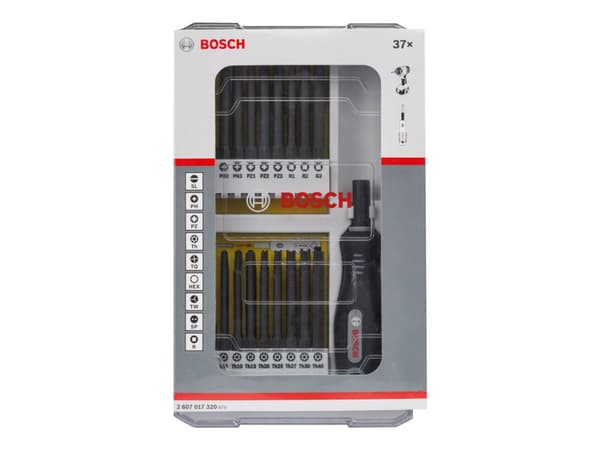 Bosch Extra Hard - Spissett for skrutrekker - 37 deler - lengde: 75 mm