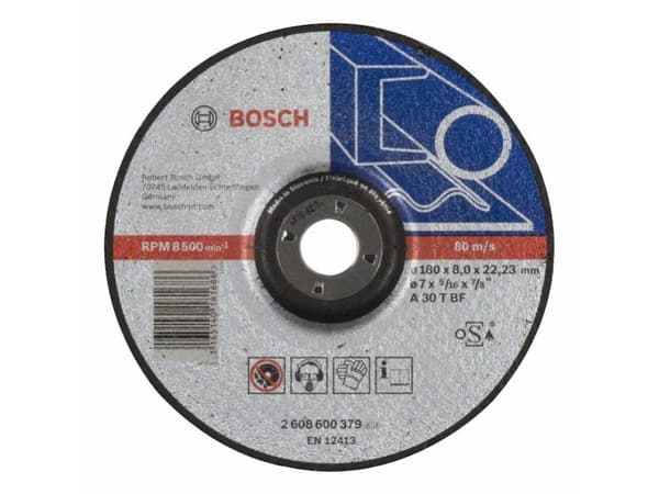 Bosch Accessories Bosch Power Tools 2608600379 Skrubskive forkrøppet 180 mm 1 stk Stål