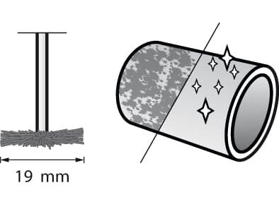 Dremel 26150428JA, Esikiillotusharja, 1,9 cm, 15000 RPM, 3,2 mm, 4,4 cm