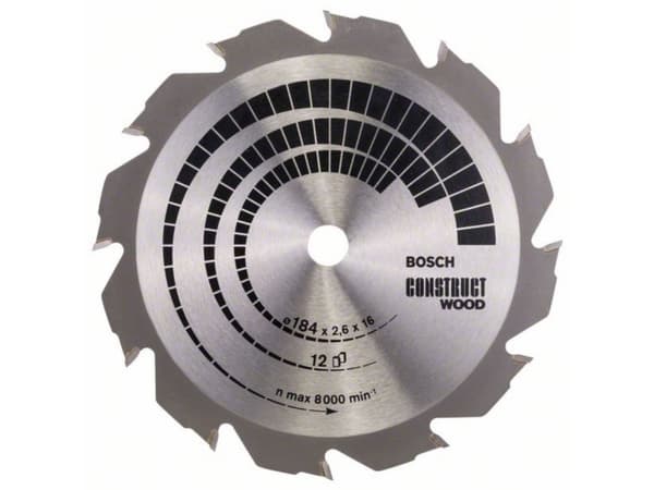 Bosch RUNDSAVKLINGE 184X16MM 12T CONSTRUCT