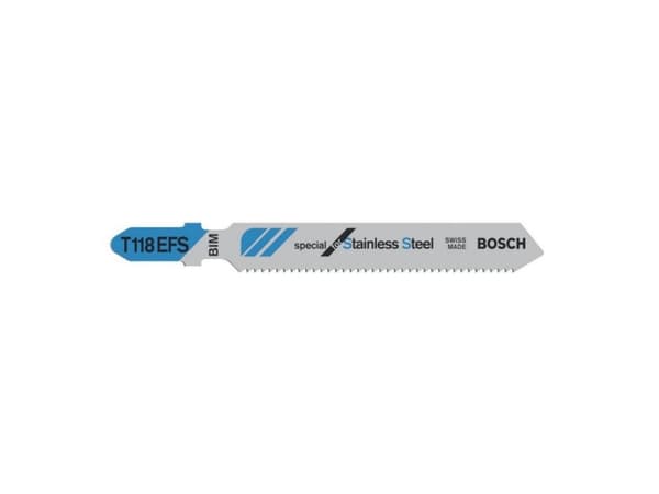 Bosch STIKSAVKLINGE T 118 EFS METALLI/INOX 5 kpl