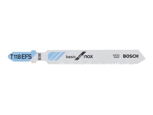 Bosch STIKSAVKLINGE T 118 EFS METALLI/INOX 5 kpl
