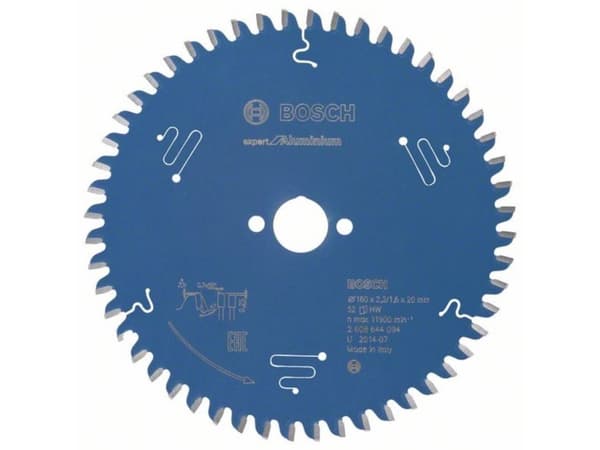 Bosch RUND SEAM BLADE 160X20X2.2MM 52T EXP ALU