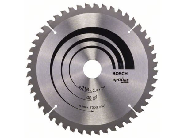 Bosch RUNDSAVKLINGE Ø216X30MM 48 T -5GR TRÆ