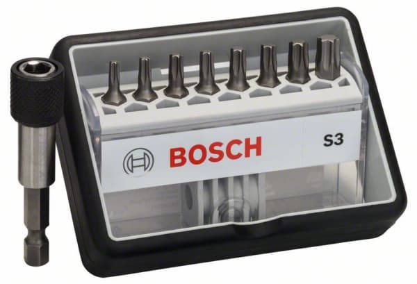Bosch BITSSET S3 T8 - 40 XH QH 25MM 9 kpl