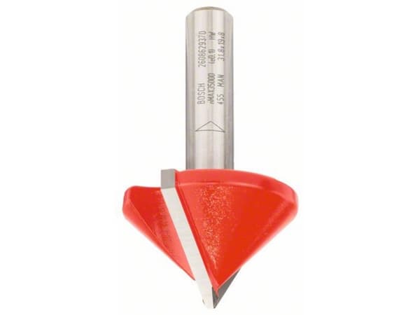 Bosch Expert for Wood - Rutertupp - for tre, heltre, løvtre, composite wood - V-Groove - 31.8 mm - lengde: 51 mm