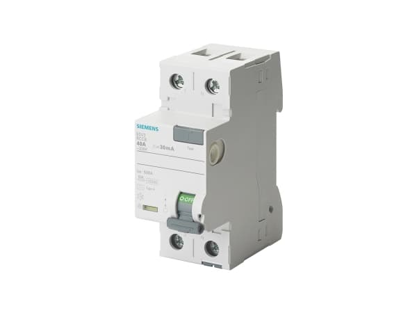 Siemens 5SV3312-6, Vikavirtasuoja, Tyyppi A, IP20, 230 V