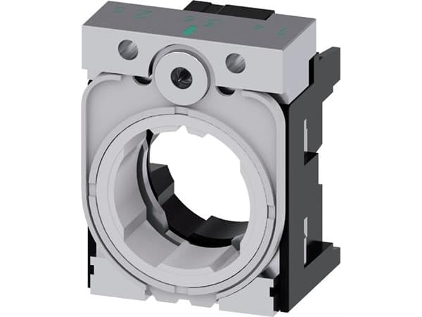 Siemens 3SU1550-0AA10-0AA0 Pidike 3-pyöröhihna (B x H) 30 mm x 40 mm Grå, Sort 1 stk