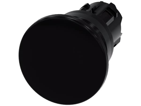Siemens 3SU1000-1BD10-0AA0 Slagbrytare (paddahattformad) Frontring plast Svart 1 st