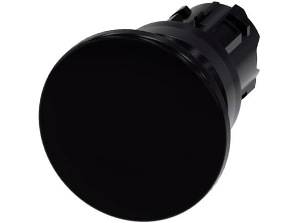 Siemens 3SU1000-1BD10-0AA0 Slagbrytare (paddahattformad) Frontring plast Svart 1 st