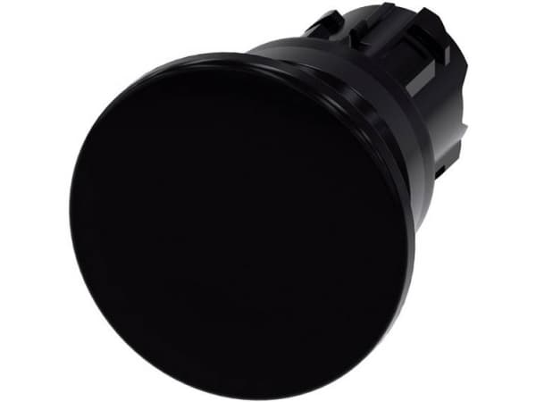 Siemens 3SU1000-1BD10-0AA0 Slagbrytare (paddahattformad) Frontring plast Svart 1 st