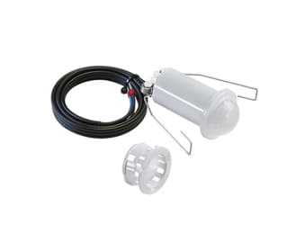 ESYLUX PD-C 360/8 mini Slave, Passiivinen infrapunasensori, Langallinen, 8 m, Katto, Sisätila, Valkoinen