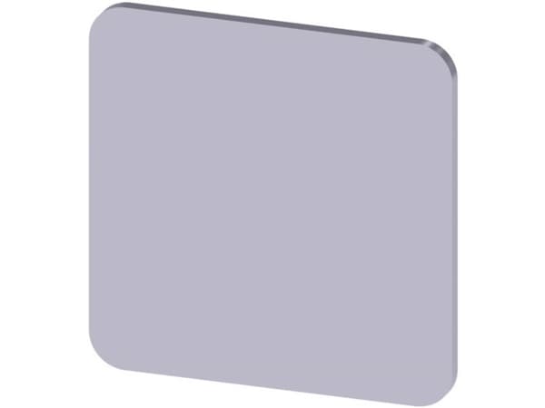 Siemens 3SU1900-0AF81-0AA0 Opasteet itseliimautuvat, neliö (L x S) 22 mm x 22 mm tyhjä hopea 10 kpl