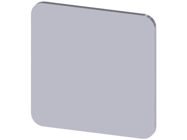 Siemens 3SU1900-0AF81-0AA0 Opasteet itseliimautuvat, neliö (L x S) 22 mm x 22 mm tyhjä hopea 10 kpl
