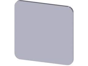 Siemens 3SU1900-0AF81-0AA0 Opasteet itseliimautuvat, neliö (L x S) 22 mm x 22 mm tyhjä hopea 10 kpl