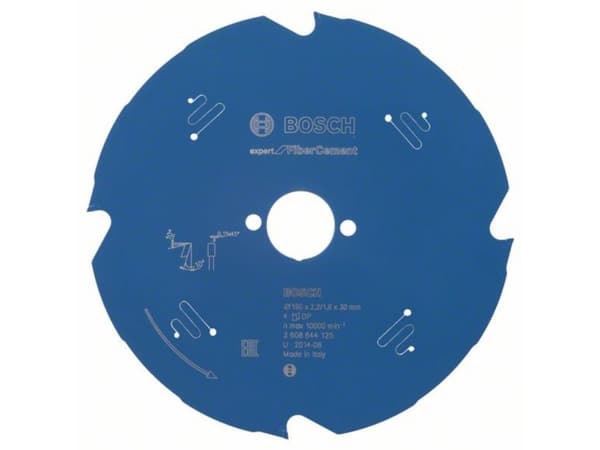 Bosch RUNDSAVKL 190X30X2,2MM 4T EXP FIBER CEME