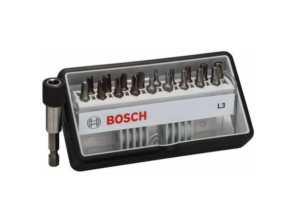 Bosch Accessories Robust Line 2607002569 Bitsæt med 19 dele Indvendig firkant