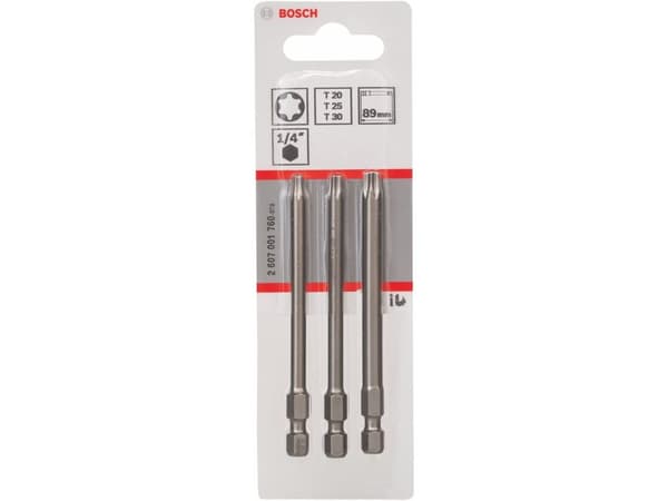 Bosch Accessories 2607001760 Sekskant-bit ekstra hård E 6.3 3 stk