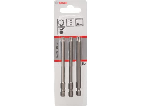 Bosch Accessories 2607001760 Sekskant-bit ekstra hård E 6.3 3 stk