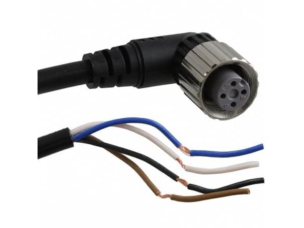 Schneider Electric XZCP1041L10, 10 m, M8, Hunkjønn, Sort, Polyuretan (PUR), -40 - 80 °C