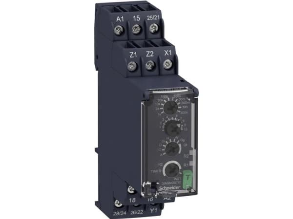 Schneider Electric Schneider Electric Tidsrelä Multifunktionellt 1 st Tidsintervall: 0,05 s - 300 h 2 x omkopplare