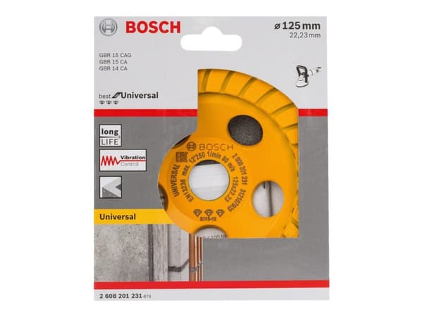 Bosch Best for Universal Turbo - Diamantskjæreplate - for betong, granitt - 125 mm