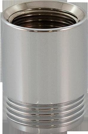Oras overgang indvendig 1/2 og udvendig 3/4 krom. Højde 32 mm