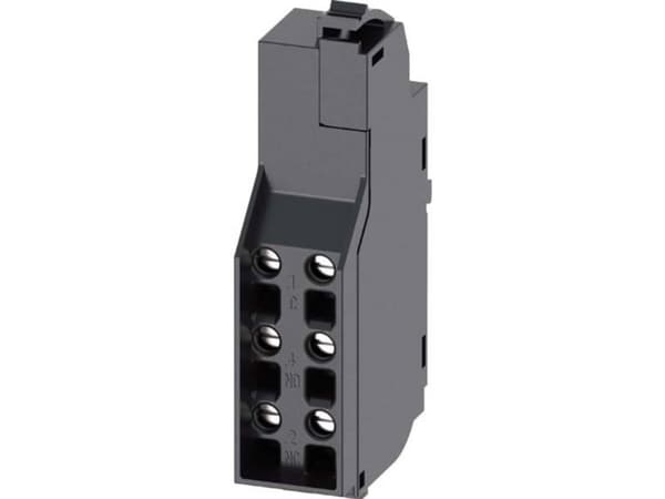 Siemens 3VA9988-0AA11 extrabrytare 1 st 2 x omkopplare Inställningsområde (ström): 10 A (max) Kopplingsspänning (max): 600 V/AC (B x H x D) 14 x 56 x