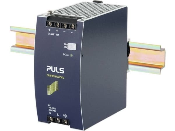 PULS DIMENSION CS10.241 Strømforsyning til DIN-skinne (DIN-kisko) 24 V/DC 10 A 240 W Antal udgange:1 x Indhold 1 stk