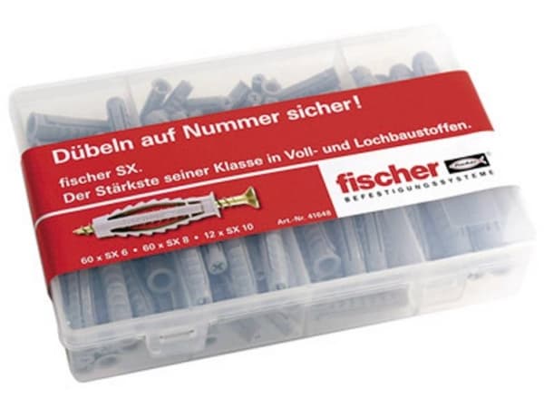 Fischer Meister-Box SX Rawlplug lajitelma 41648 132 osaa