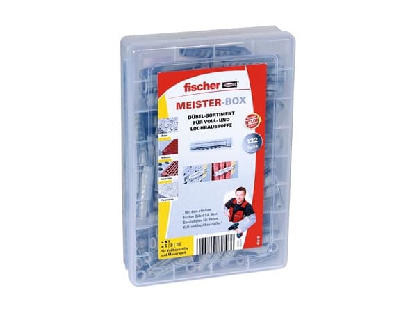 Fischer Meister-Box SX Rawlplug lajitelma 41648 132 osaa