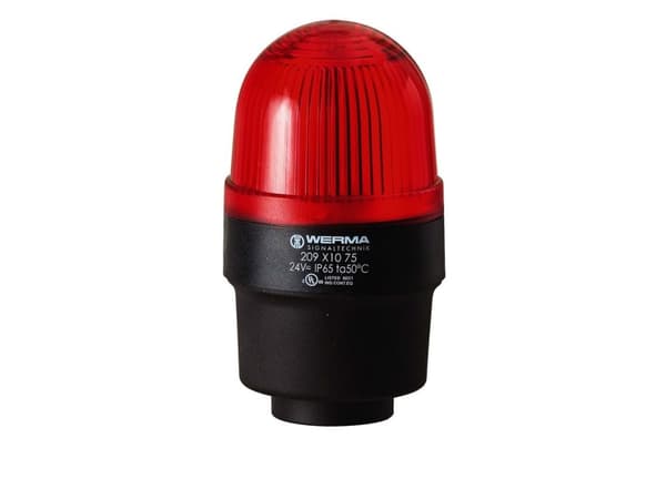 Werma 209.110.75, Punainen, 100000 h, Polykarbonaatti (PC), -20 - 50 °C, IP65, 24 V