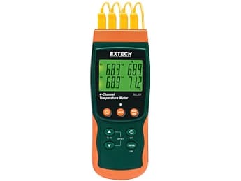 Extech SDL200 Temperatur-måleudstyr -199 - +1700 °C Sensortype K, J, T, E, R, S, Pt100 Datalogger-funktion