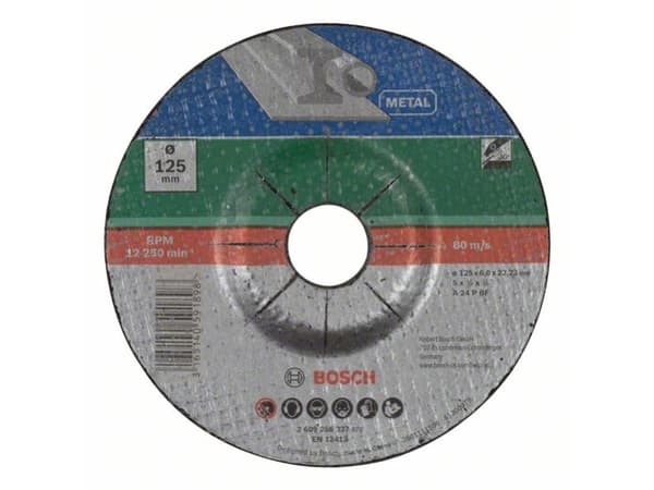 Bosch Accessories 2609256337 A 24 P BF Skrubskive forkrøppet 125 mm 22.23 mm 1 stk