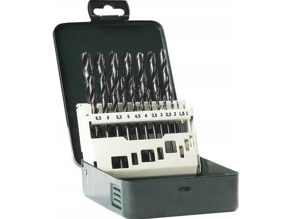 Bosch Tillbehör 2609255032 HSS Metallspiralborrset med 19 delar Rullsats DIN 338 Cylinderskaft 1 sats