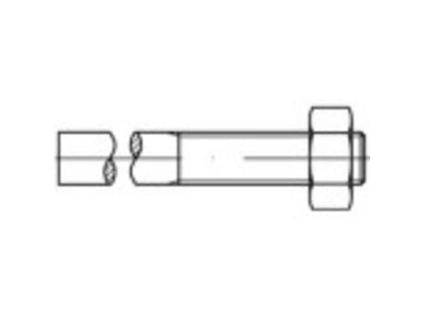 TOOLCRAFT 108000 Svejseender M22 Udvendig sekskant DIN 525 Stål 25 stål 25 stk