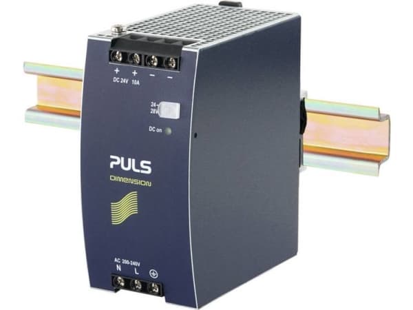 PULS DIMENSION CS10.244 Strømforsyning til DIN-skinne (DIN-rail) 24 V/DC 10 A 240 W Antal udgange:1 x Indhold 1 stk