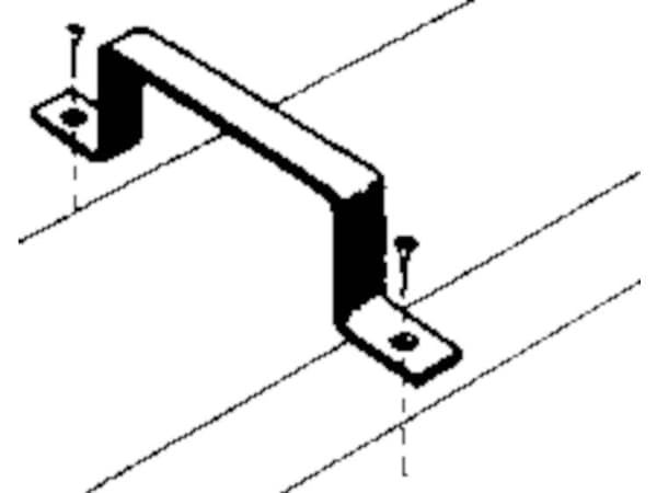 Wallair S20118 Fladkanals-ventilationssystem 100 Rørholder