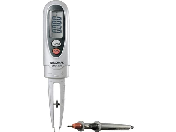 VOLTCRAFT SMD-200 Hånd-multimittari digitaalinen CAT III 600 V Visning (counts): 6000