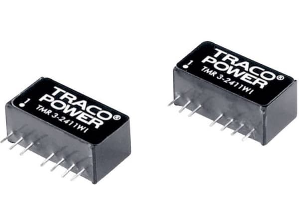 TracoPower TMR 3-2411WI DC/DC-muunnin, piirilevy 24 V/DC 5 V/DC 600 mA 3 W Lähtöjen määrä: 1 x