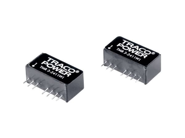 TracoPower TMR 3-2411WI DC/DC-muunnin, piirilevy 24 V/DC 5 V/DC 600 mA 3 W Lähtöjen määrä: 1 x