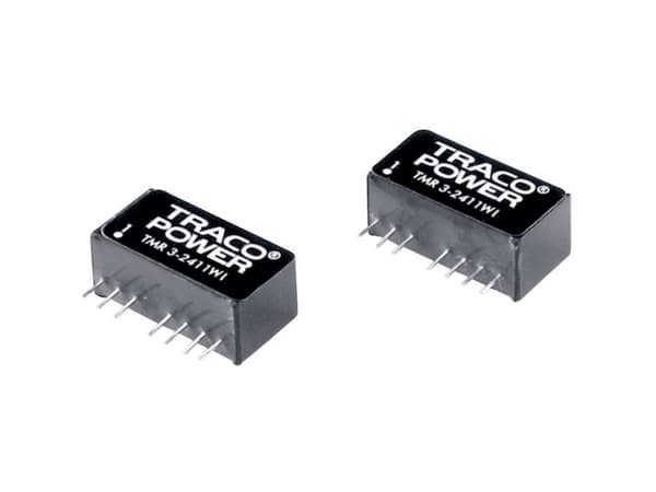 TracoPower TMR 3-2411WI DC/DC-muunnin, piirilevy 24 V/DC 5 V/DC 600 mA 3 W Lähtöjen määrä: 1 x