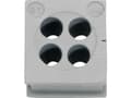 Pikkukuva 3 / 3: Icotek QT 4/5 Kabelgennemføring Klemme-diameter (max.) 5 mm Elastomeeri Grå 1 stk