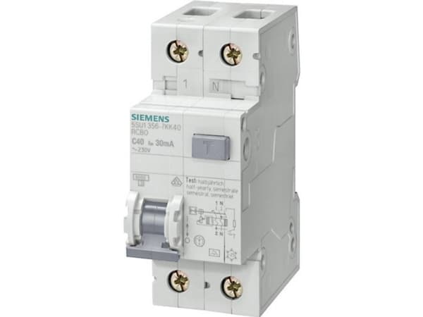 Siemens 5SU1656-7KK20, Vikavirtasuoja, Tyyppi A, 6000 A, IP20