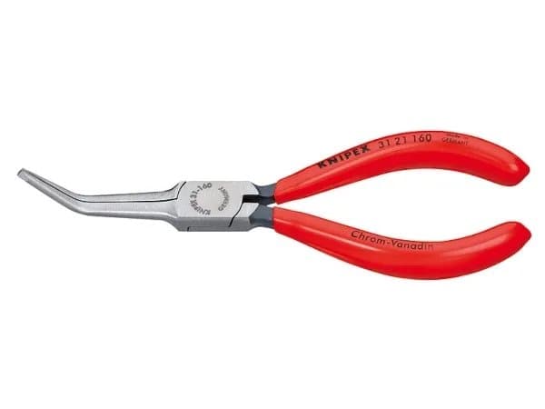 Knipex 31 21 160, Nåltänger, 2,5 mm, 5,5 cm, Stål, Plast, Röd