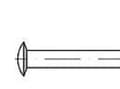Miniatyrbild 1 av 4: TOOLCRAFT 112343 Linsenitte (Ø x L) 4 mm x 12 mm Stål 1000 stk